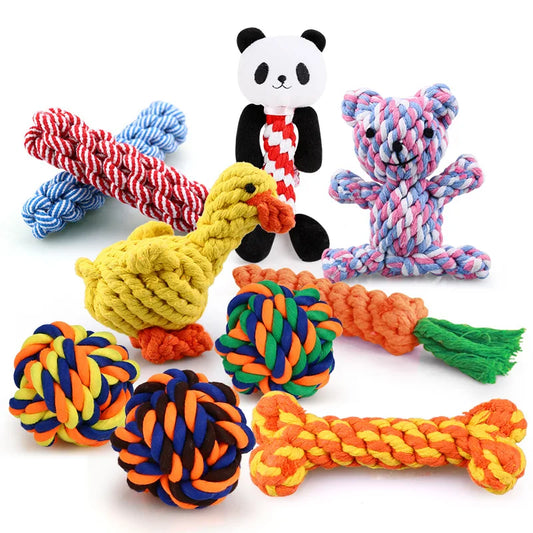 Roped Bite Resistant Small Dog Dog Chew Toys