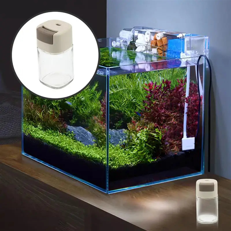 Manual Aquarium Feeder Bottle