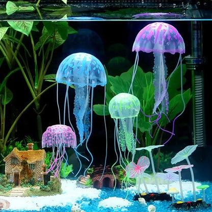 Fluorescent Artificial Transparent Floating Simulated Jellyfish