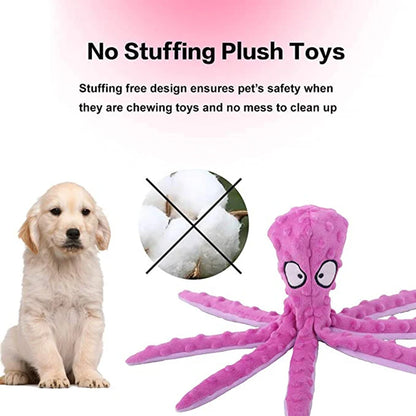 Stimulating Cartoon Crunch Dog Chew Toy