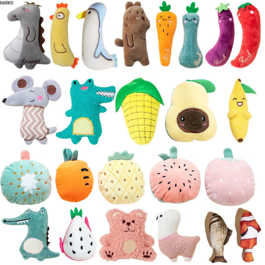 Variety of Colorful Cartoon Cat Toys