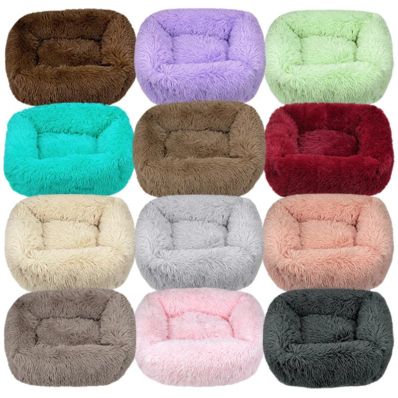 Cozy Washable Plush Pet Beds