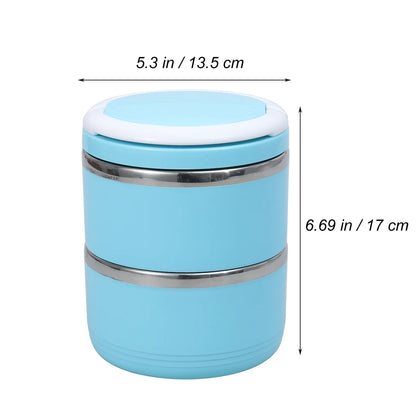 1100ML Spill Proof Portable Double Stainless Steel Food Storage Container