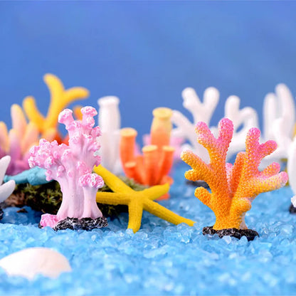 Cute Micro Landscape Artificial Coral Aquarium Decorations