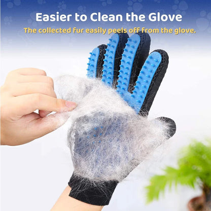 Pet Grooming Brush De-Shedding Gloves