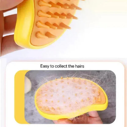 Pet Steaming Massaging Grooming Brush