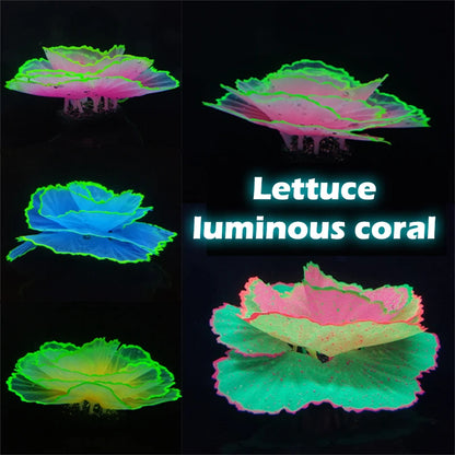 Variety of Colorful Fluorescent Aquarium Landscaping Artificial Coral Decoration