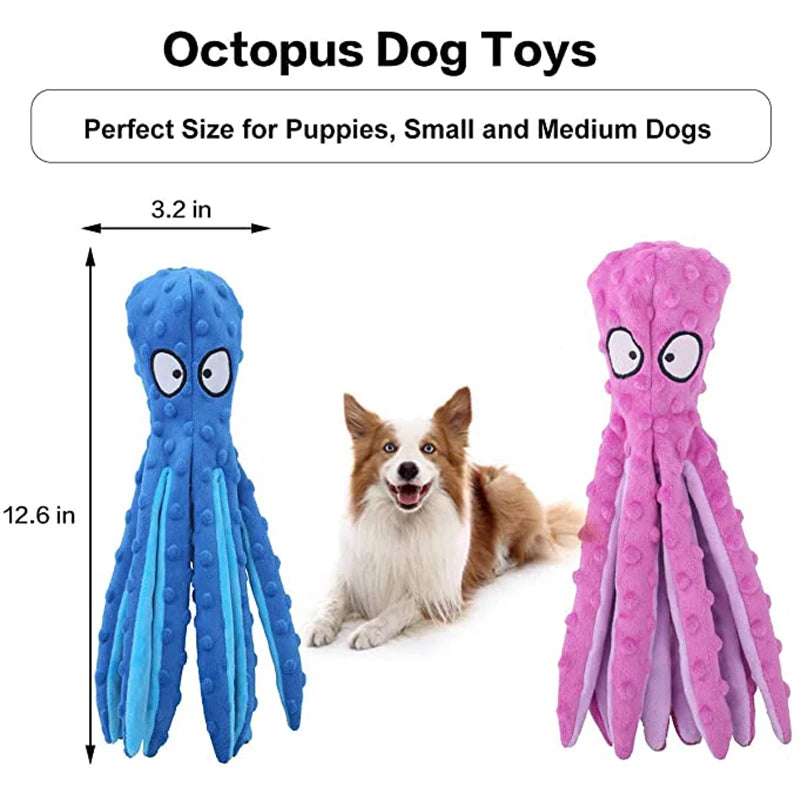 Stimulating Cartoon Crunch Dog Chew Toy