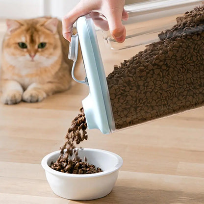 Air-tight Transparent Pet Food Storage Containers