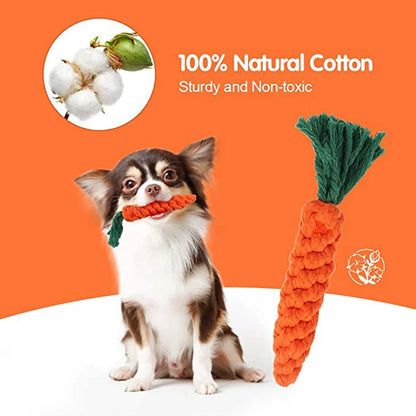 Variety of Handmade Cotton Roped Chew Toys