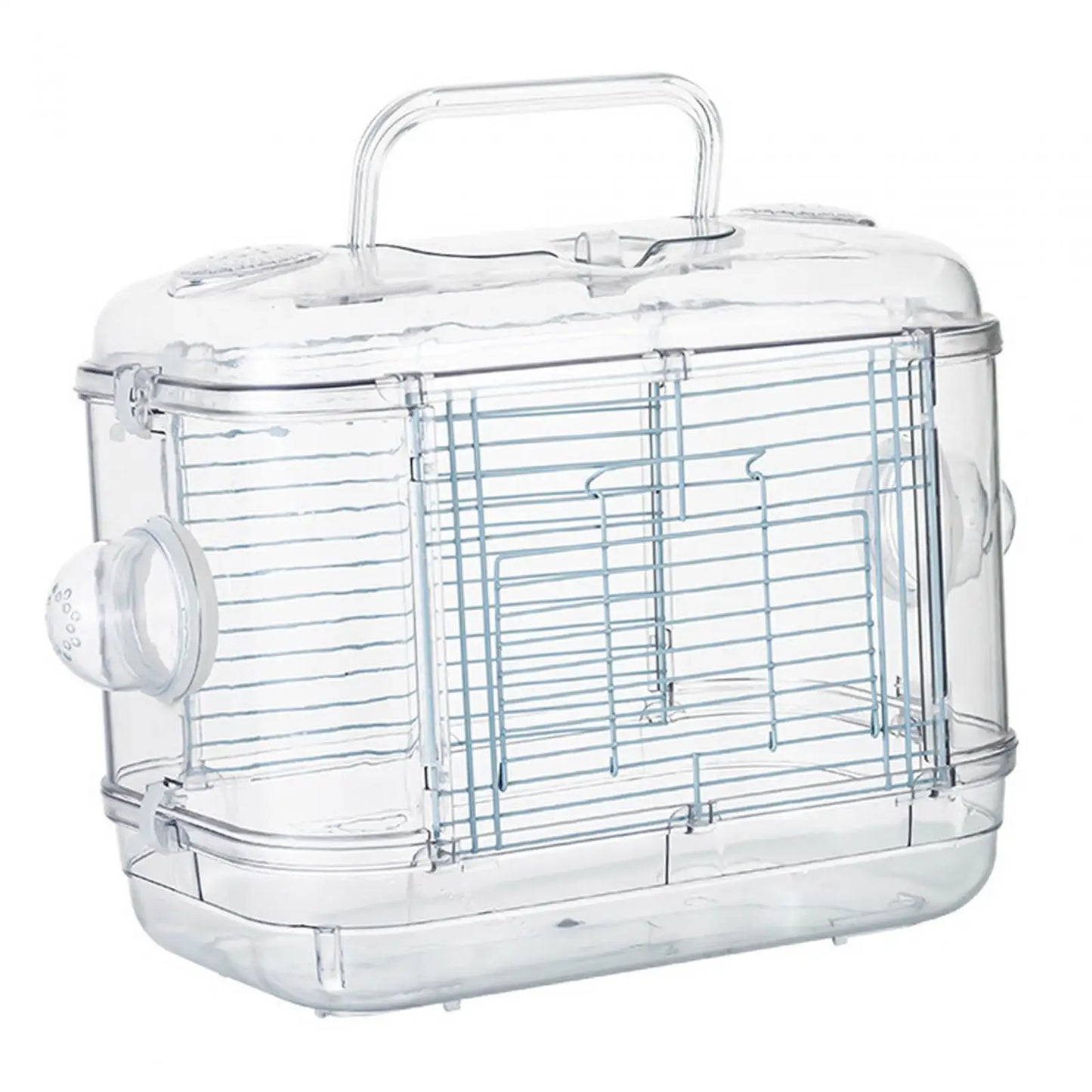 Lightweight Transparent Travel Cage Bird Carrier