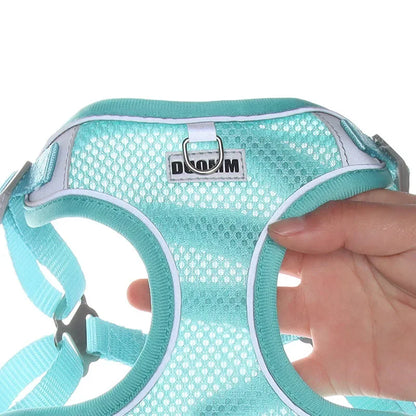 Colorful Reflective Adjustable Dog Harness for Small Dogs/Cats