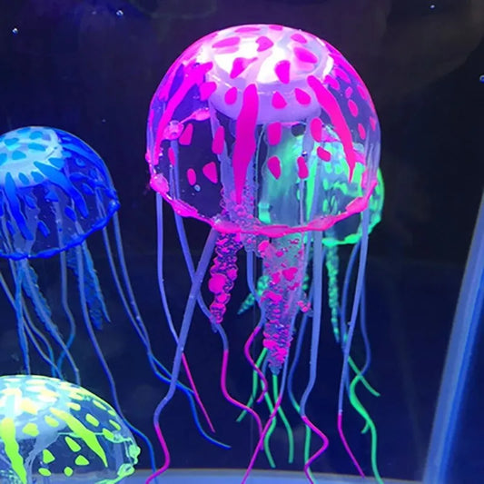 Fluorescent Artificial Transparent Floating Simulated Jellyfish