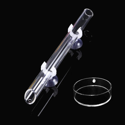 Acrylic Aquarium Pet Feeding Tube & Bowl