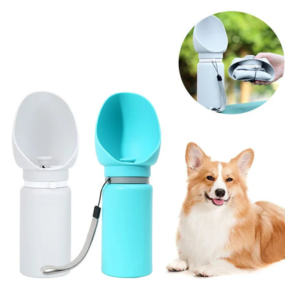 Silicone Fully Collapsible Portable Pet Water Bottle