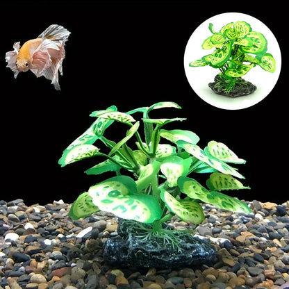 Artificial, Realistic Plant Terrarium/Aquarium Decoration.