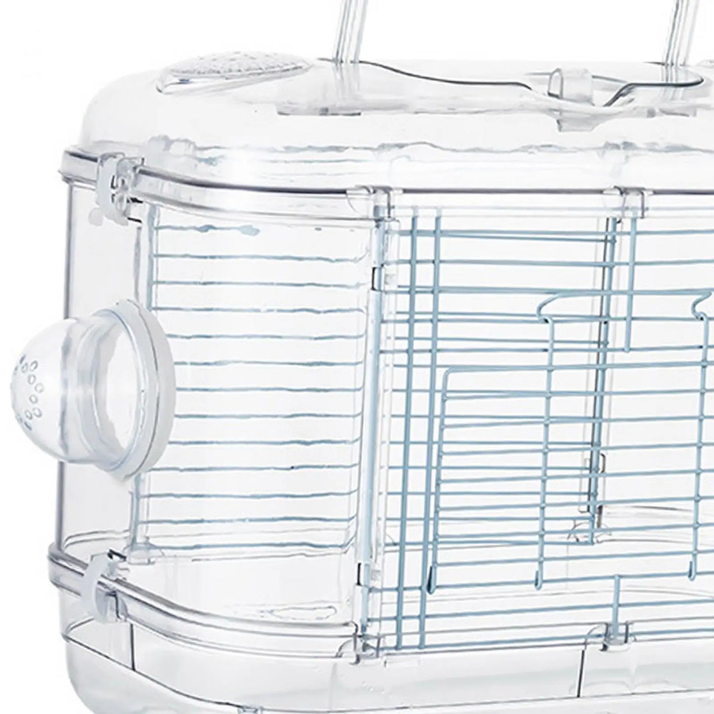 Lightweight Transparent Travel Cage Bird Carrier