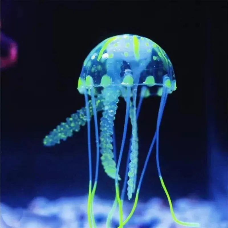 Fluorescent Artificial Transparent Floating Simulated Jellyfish