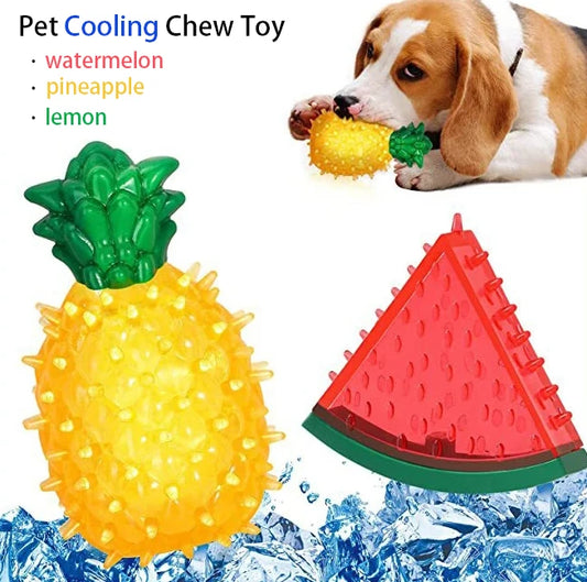 Reusable Freezable Refreshing Frozen Dog Teething Chew Toy