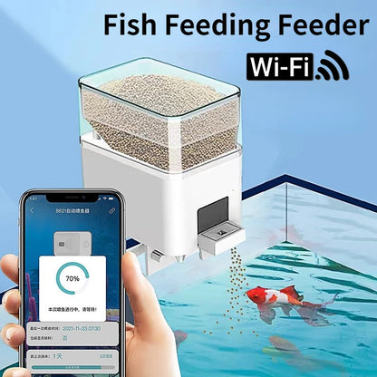 Automatic App Controlled Electronic Smart Fish Feeder