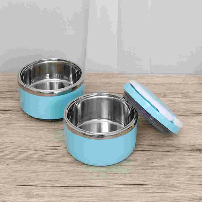 1100ML Spill Proof Portable Double Stainless Steel Food Storage Container