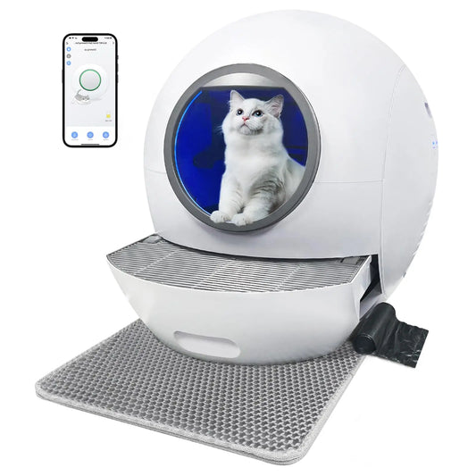 Smart App/Wifi controlled Self-Cleaning Litter Box