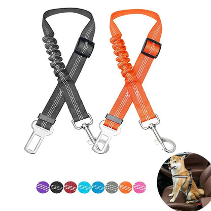 Adjustable Elastic Car-Ride Dog Leash