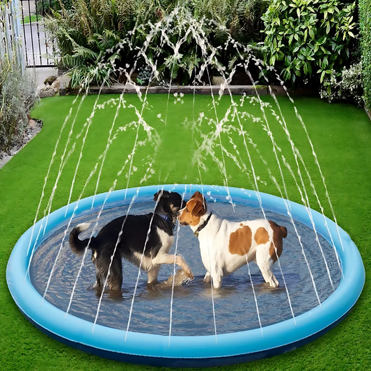 100-200cm Summer Splash Inflatable Pet Fountain Swimming Pool