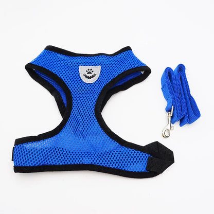 Breathable Mesh Colorful Small Dog/Cat Harness