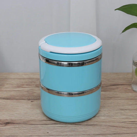 1100ML Spill Proof Portable Double Stainless Steel Food Storage Container