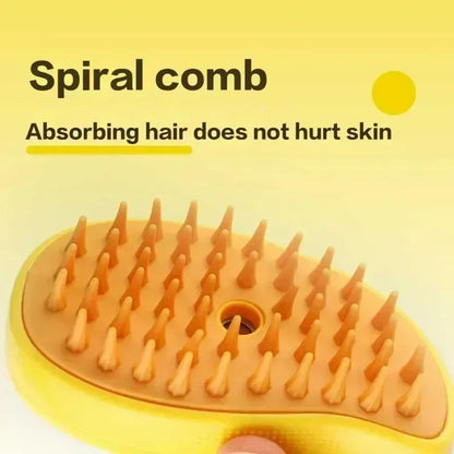 Pet Steaming Massaging Grooming Brush