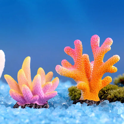 Cute Micro Landscape Artificial Coral Aquarium Decorations