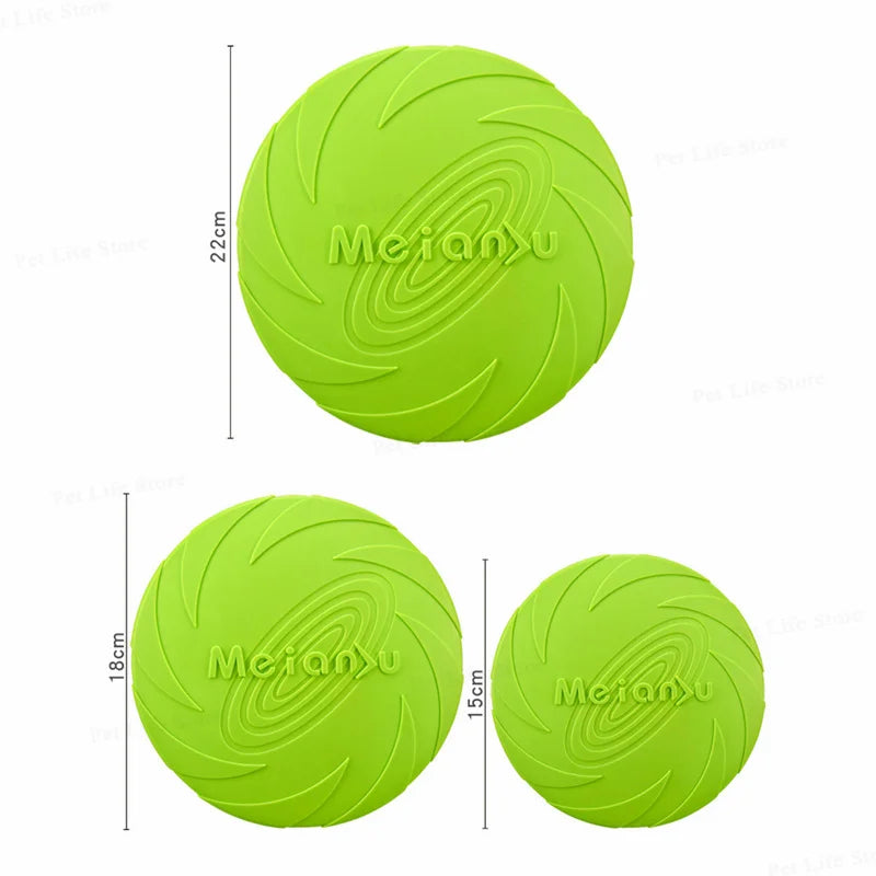 Colorful Flexible Bite Resistant Flying Disc Toy